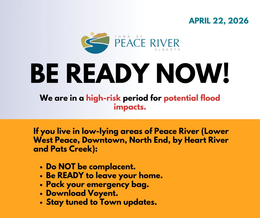 2026 Spring Melt And River Break Up Town Of Peace River Ready To Leave (3) 